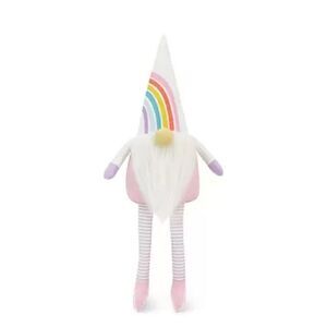 New! Springime Easter Decorative Shelf Gnome with Rainbow!